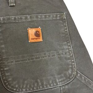 Carhartt B11 MOS‎ Work Pants Khaki Canvas Relaxed Fit Mens VGUC Size 42x30